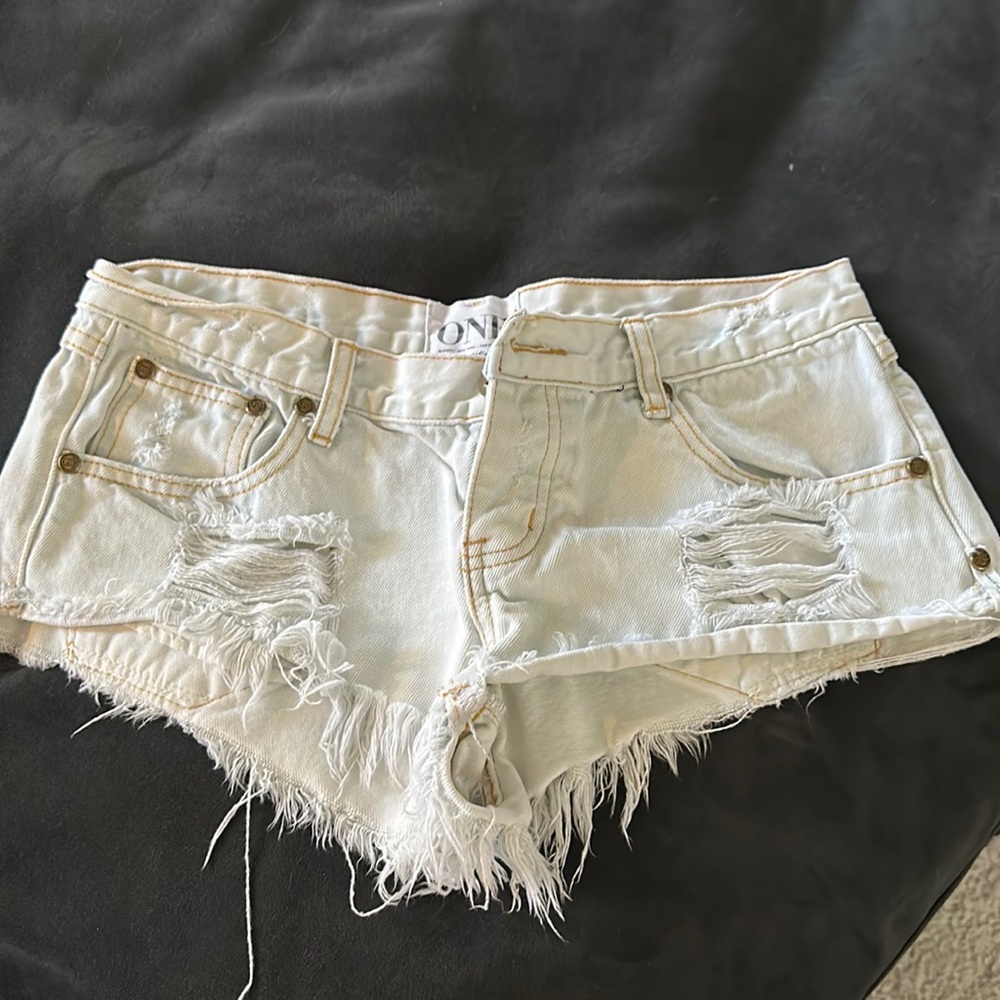 One Teaspoon light wash denim